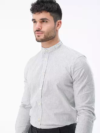 GOTTSEIDANK | Camisa tradicional LENZ | hellgrau